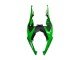 2019-2022 Green Kawasaki ZX6R Motorcycle Fairings