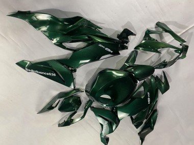 2019-2022 Dark Green Kawasaki ZX6R Motorcycle Fairings