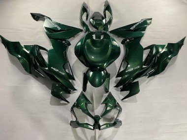 2019-2022 Dark Green Kawasaki ZX6R Motorcycle Fairings