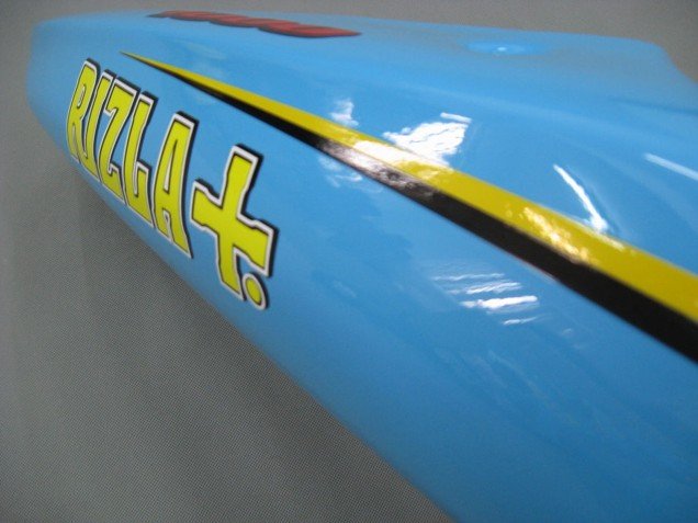 2000-2002 Light Blue Yellow Black Motul Rizla Suzuki GSXR1000 Motorcycle Fairings