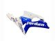 2000-2002 White Blue Jordan 59 Suzuki GSXR1000 Motorcycle Fairings
