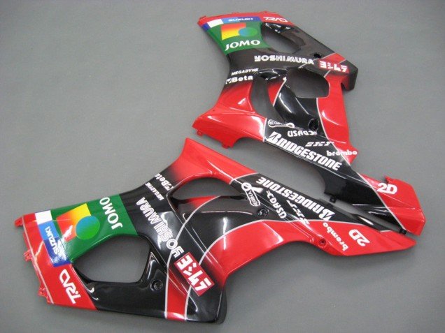 2003-2004 Red Yellow Blue Green Black JOMO Suzuki GSXR 1000 Motorcycle Fairings