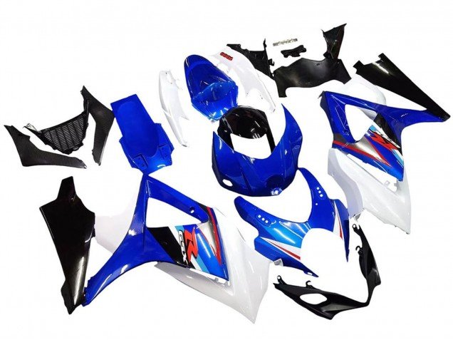2007-2008 White Blue Black Red Suzuki GSXR 1000 Motorcycle Fairings