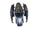 2007-2008 Matte Black Gold Decal Suzuki GSXR 1000 Motorcycle Fairings