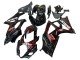 2007-2008 Black Red Flame Suzuki GSXR 1000 Motorcycle Fairings