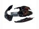 2007-2008 Black Red Flame Suzuki GSXR 1000 Motorcycle Fairings