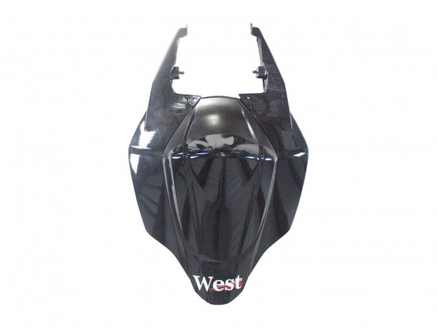 2007-2008 Glossy Black White West Suzuki GSXR 1000 Motorcycle Fairings