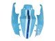 2007-2008 Light Blue Yellow Black Motul Rizla Suzuki GSXR 1000 Motorcycle Fairings