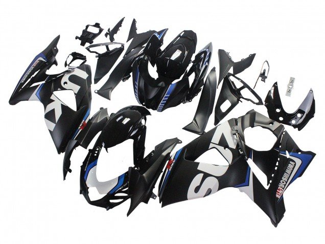 2009-2016 Matte Black White Blue Suzuki GSXR 1000 Motorcycle Fairings
