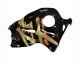 1996-2007 Glossy Black Gold Hayabusa Suzuki GSXR 1300 Hayabusa Motorcycle Fairings