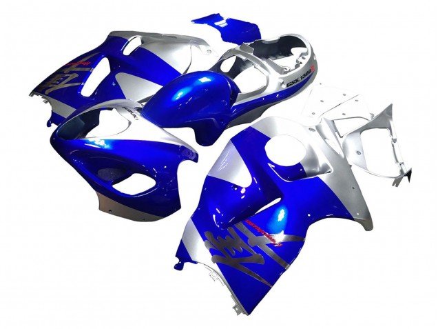 1996-2007 Blue Silver Hayabusa Suzuki GSXR 1300 Hayabusa Motorcycle Fairings