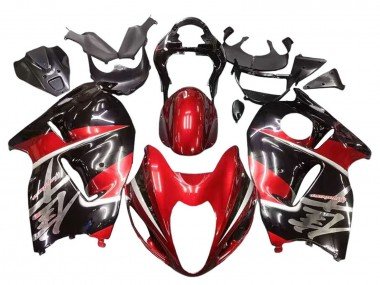 1996-2007 Red Glossy Black Hayabusa Suzuki GSXR 1300 Hayabusa Motorcycle Fairings