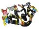 1996-2000 Black Multicolor 27 Suzuki GSXR 600 / GSXR 750 Motorcycle Fairings