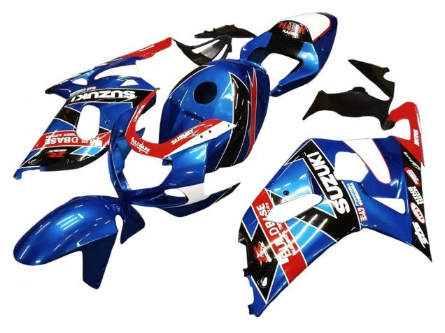 2001-2003 Blue Red Racing Suzuki GSXR 600 / GSXR 750 Motorcycle Fairings