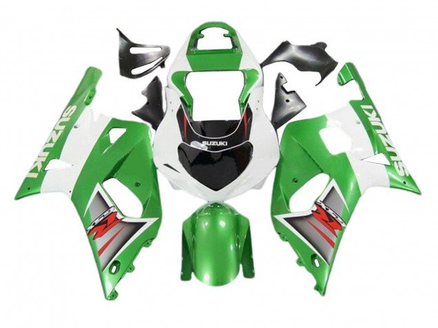 2001-2003 White Green Silver Red Black Suzuki GSXR 600 / GSXR 750 Motorcycle Fairings