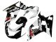 2001-2003 White Glossy Black Red Suzuki GSXR 600 / GSXR 750 Motorcycle Fairings