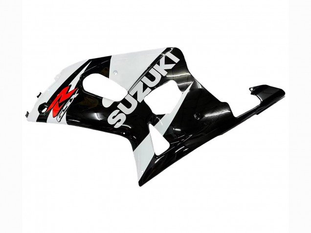 2001-2003 White Glossy Black Red Suzuki GSXR 600 / GSXR 750 Motorcycle Fairings