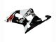 2001-2003 White Glossy Black Red Suzuki GSXR 600 / GSXR 750 Motorcycle Fairings
