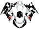 2001-2003 White Glossy Black Red Suzuki GSXR 600 / GSXR 750 Motorcycle Fairings