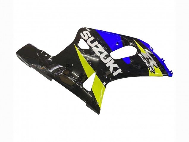 2001-2003 Blue Yellow Glossy Black Suzuki GSXR 600 / GSXR 750 Motorcycle Fairings
