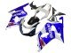 2001-2003 White Blue Glossy Black Red Suzuki GSXR 600 / GSXR 750 Motorcycle Fairing