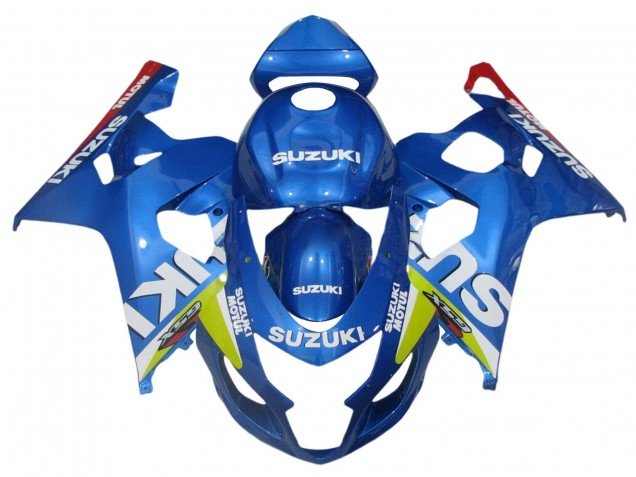 2004-2005 Blue Green Red Motul Suzuki GSXR 600 / GSXR 750 Motorcycle Fairings