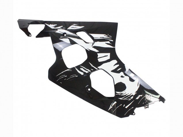 2004-2005 White Black Suzuki GSXR 600 / GSXR 750 Motorcycle Fairing