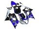 2004-2005 White Blue Black Corona Motul Suzuki GSXR 600 / GSXR 750 Motorcycle Fairing