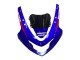 2004-2005 Blue Red Black Motul Dunlop Suzuki GSXR 600 / GSXR 750 Motorcycle Fairings