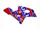 2004-2005 Blue Red Black Motul Dunlop Suzuki GSXR 600 / GSXR 750 Motorcycle Fairings