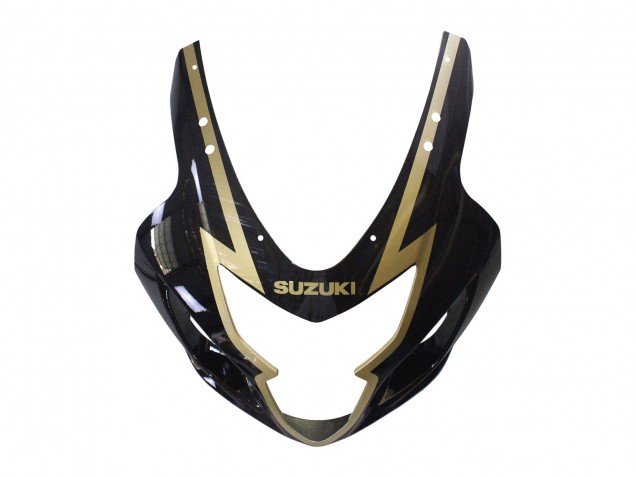 2004-2005 Glossy Black Gold Corona Suzuki GSXR 600 / GSXR 750 Motorcycle Fairings