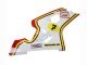 2004-2005 White Red Yellow Michelin Texaon Heron 7 Suzuki GSXR 600 / GSXR 750 Motorcycle Fairings