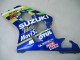 2004-2005 Blue White Yellow Green Telefumia Motul MoviStar Suzuki GSXR 600 / GSXR 750 Motorcycle Fairings