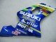 2004-2005 Blue White Yellow Green Telefumia Motul MoviStar Suzuki GSXR 600 / GSXR 750 Motorcycle Fairings