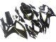 2006-2007 Glossy Black Gold Stripe Suzuki GSXR 600 / GSXR 750 Motorcycle Fairings