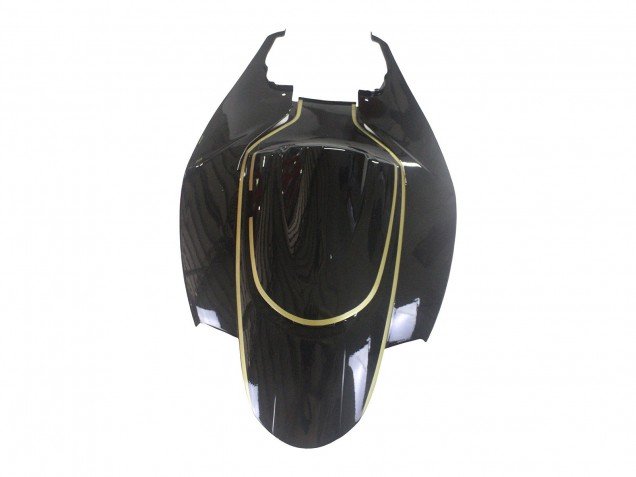 2006-2007 Glossy Black Gold Stripe Suzuki GSXR 600 / GSXR 750 Motorcycle Fairings