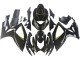 2006-2007 Glossy Black Gold Stripe Suzuki GSXR 600 / GSXR 750 Motorcycle Fairings