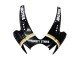 2006-2007 Glossy Black White Motul Lucky Strike Suzuki GSXR 600 / GSXR 750 Motorcycle Fairings