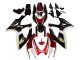 2006-2007 Red White Black Yellow Suzuki GSXR 600 / GSXR 750 Motorcycle Fairings