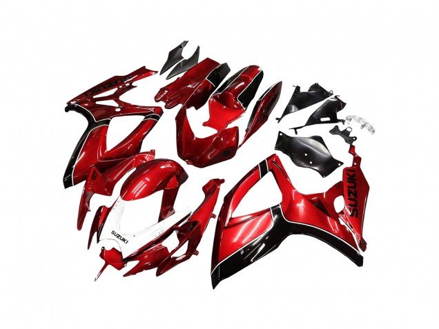 2006-2007 Red Black Suzuki GSXR 600 / GSXR 750 Motorcycle Fairings