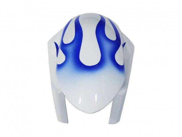 2006-2007 White Blue Flame Suzuki GSXR 600 / GSXR 750 Motorcycle Fairings