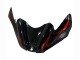 2008-2010 Glossy Black Orange Flame Suzuki GSXR 600 / GSXR 750 Motorcycle Fairings