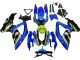 2008-2010 Blue Fluorescent Green Shark Suzuki GSXR 600 / GSXR 750 Motorcycle Fairings