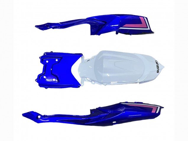 2008-2010 White Blue Pink Ecstar Motul Suzuki GSXR 600 / GSXR 750 Motorcycle Fairings
