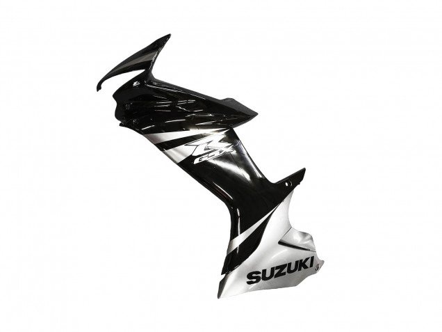 2011-2024 Glossy Black Silver Suzuki GSXR 600 / GSXR 750 Motorcycle Fairing