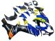 2011-2024 Blue Yellow Suzuki GSXR 600 / GSXR 750 Motorcycle Fairings