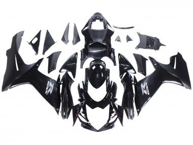 2011-2024 Glossy Black Matte Black White Decal Suzuki GSXR 600 / GSXR 750 Motorcycle Fairings