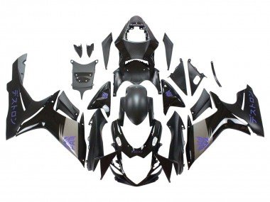 2011-2024 Matte Black Grey Purple Suzuki GSXR 600 / GSXR 750 Motorcycle Fairings
