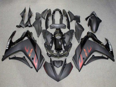 2015-2018 Glossy Black Matte Black Red Yamaha YZF R3/R25 Motorcycle Fairings