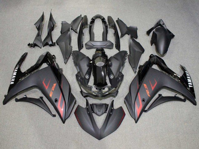 2015-2018 Glossy Black Matte Black Red Yamaha YZF R3/R25 Motorcycle Fairings